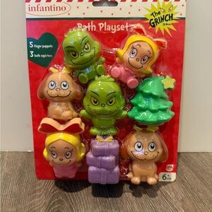 🦋2 for $10!🦋 Bath Time Fun!! The Grinch Bath Playset - NWT